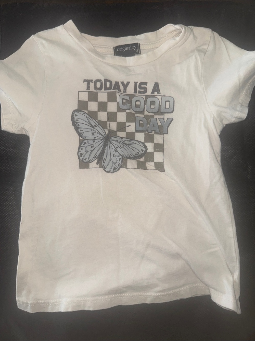 Originality Kids White 'Today Is A Good Day' Graphic Tee